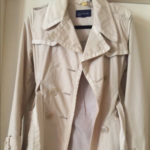 Tan jones New York trench coat